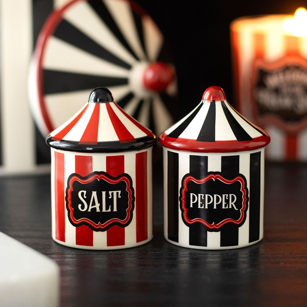Circus Tent Salt & Pepper Shakers