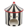 Black Striped Circus Tent Oil Burner