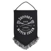 Support Your Local Witch Coven Hanging Fabric Banner