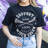 Support Your Local Witch Coven T-shirt - L