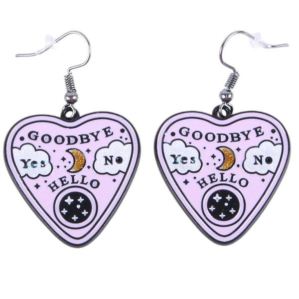 Pastel Talking Board Planchette Earrings
