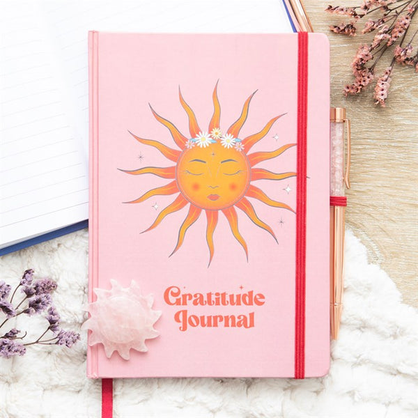 The Sun Journal W/Rose Quartz Pen