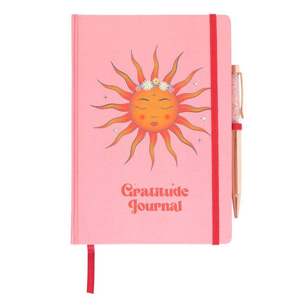 The Sun Journal W/Rose Quartz Pen