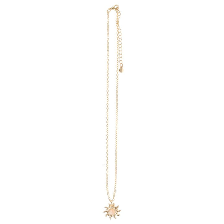 The Sun Celestial Rose Quartz Necklace