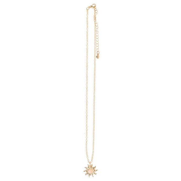The Sun Celestial Rose Quartz Necklace