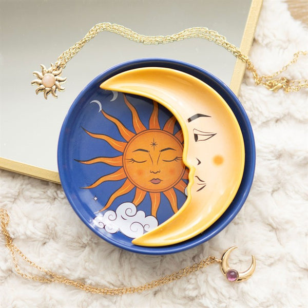 Sun & Moon Celestial Trinket Dish