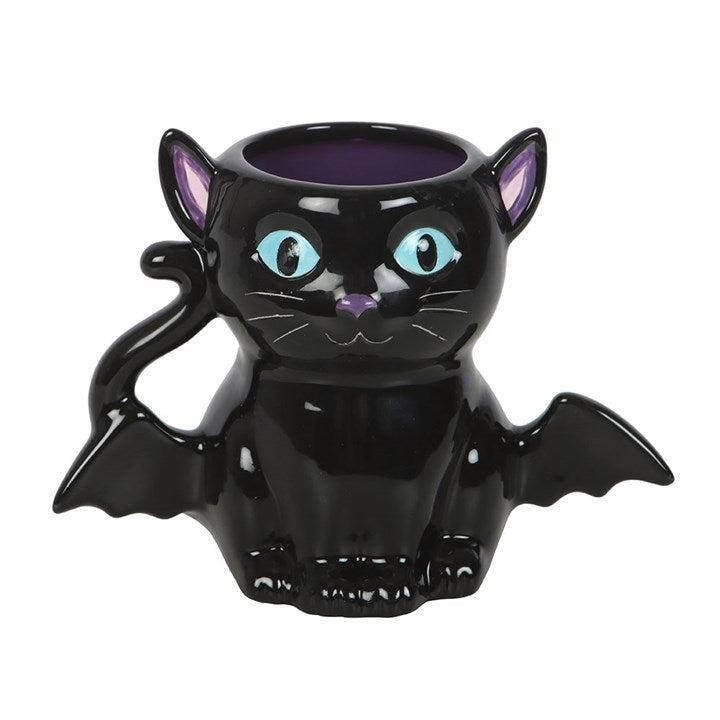 Cute & Creepy Bat Cat Mug