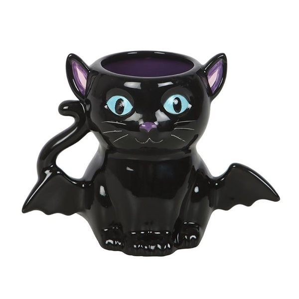 Cute & Creepy Bat Cat Mug