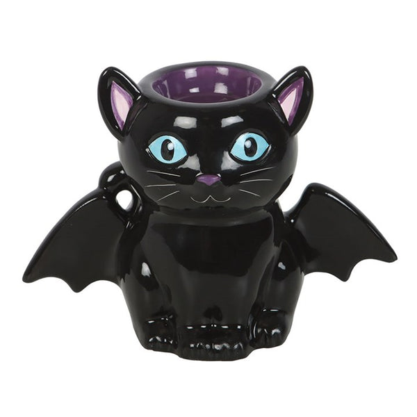 Cute & Creepy Bat Cat Oil Burner and Wax Warmer