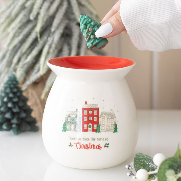 No Place Like Home Ceramic Wax Melt Burner Gift Se