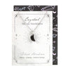 Black Obsidian Moon Necklace on Greeting