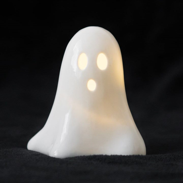 Hey Boo Ceramic Light Up Ghost