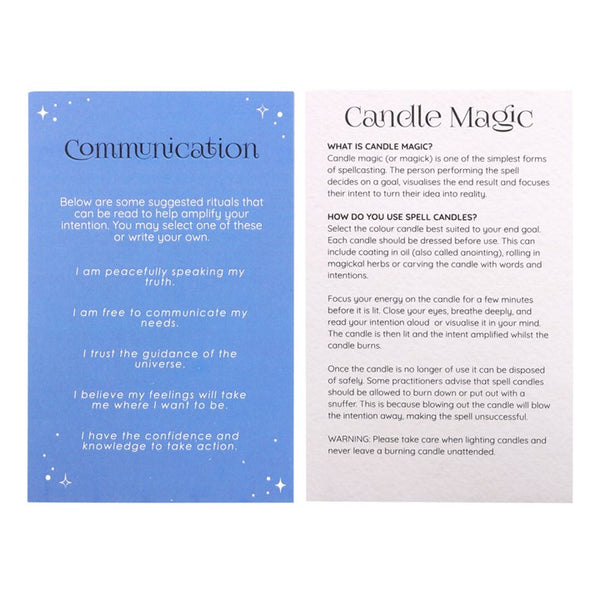 Communication Spell Candle x 12