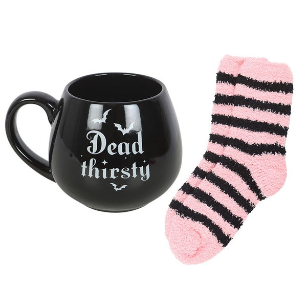 Dead Thirsty Mug & Socks Set