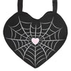 Spiderweb Heart Tote Bag