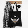 Forest Bee Cotton Tote Bag