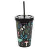 Dark Forest Print Plastic Tumbler
