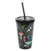 Dark Forest Print Plastic Tumbler