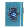 Hand Of Hamsa A5 Notebook With Crystal Chip Pen