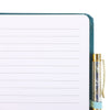 Hand Of Hamsa A5 Notebook With Crystal Chip Pen