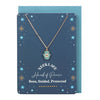 Hand Of Hamsa Necklace On Greeting Card