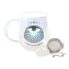 Intuition Double Walled Glass Mug With Aura Crystal