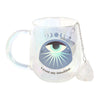 Intuition Double Walled Glass Mug With Aura Crystal