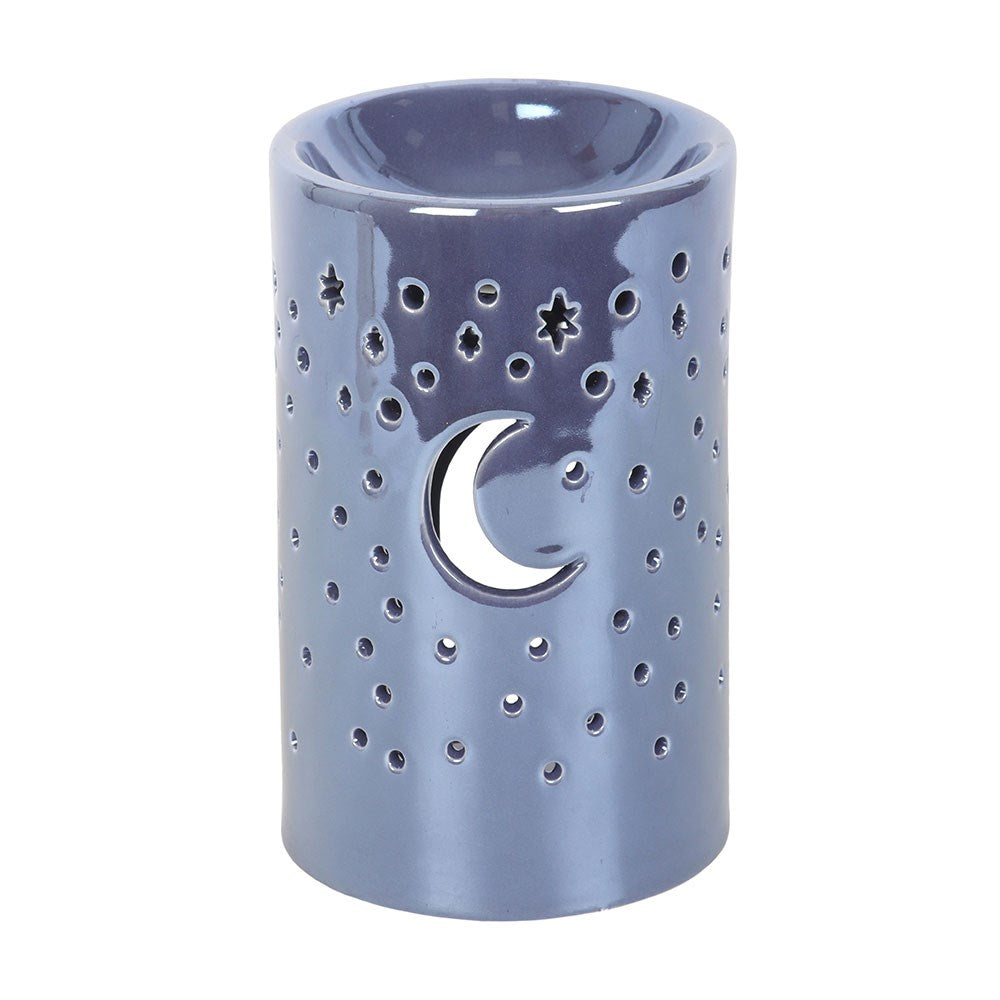 Iridescent Purple Moon Pillar Oil Burner