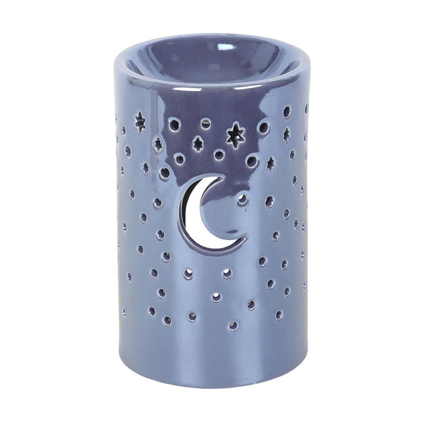 Iridescent Purple Moon Pillar Oil Burner