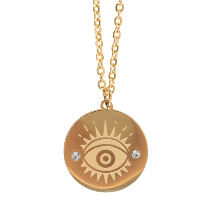 All Seeing Eye Necklace & Dish Set