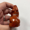 Red Jasper Howling Wolf