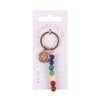 Chakra Flow Beaded Keyring
