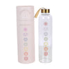 Chakra Flow Glass Water Bottle