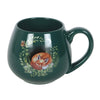 Green Sleeping Fox Round Mug