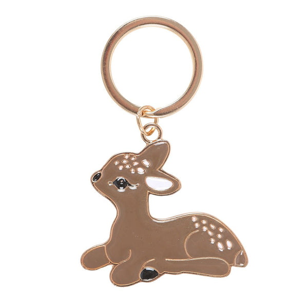 Felicity Fawn Enamel Keyring