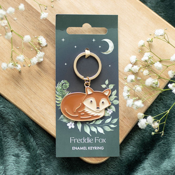 Freddie Fox Enamel Keyring