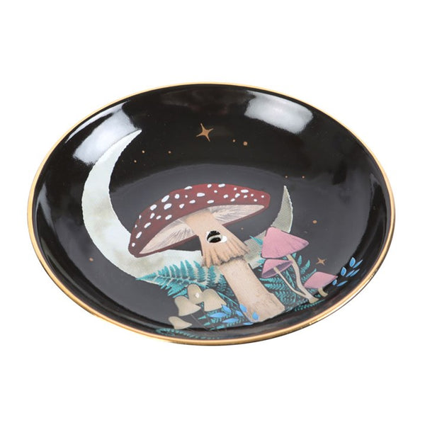 Forest Mushroom Ceramic Incense Holder