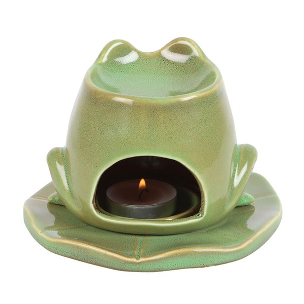 Frog Oil Burner on Lily Pad