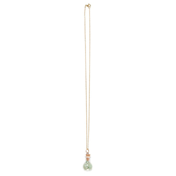 Green Witch Aventurine Potion Bottle Necklace