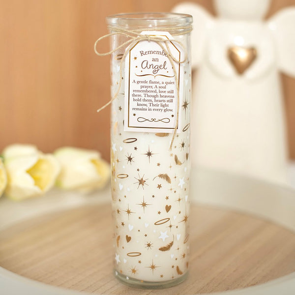 Remember An Angel Vanilla Tube Candle