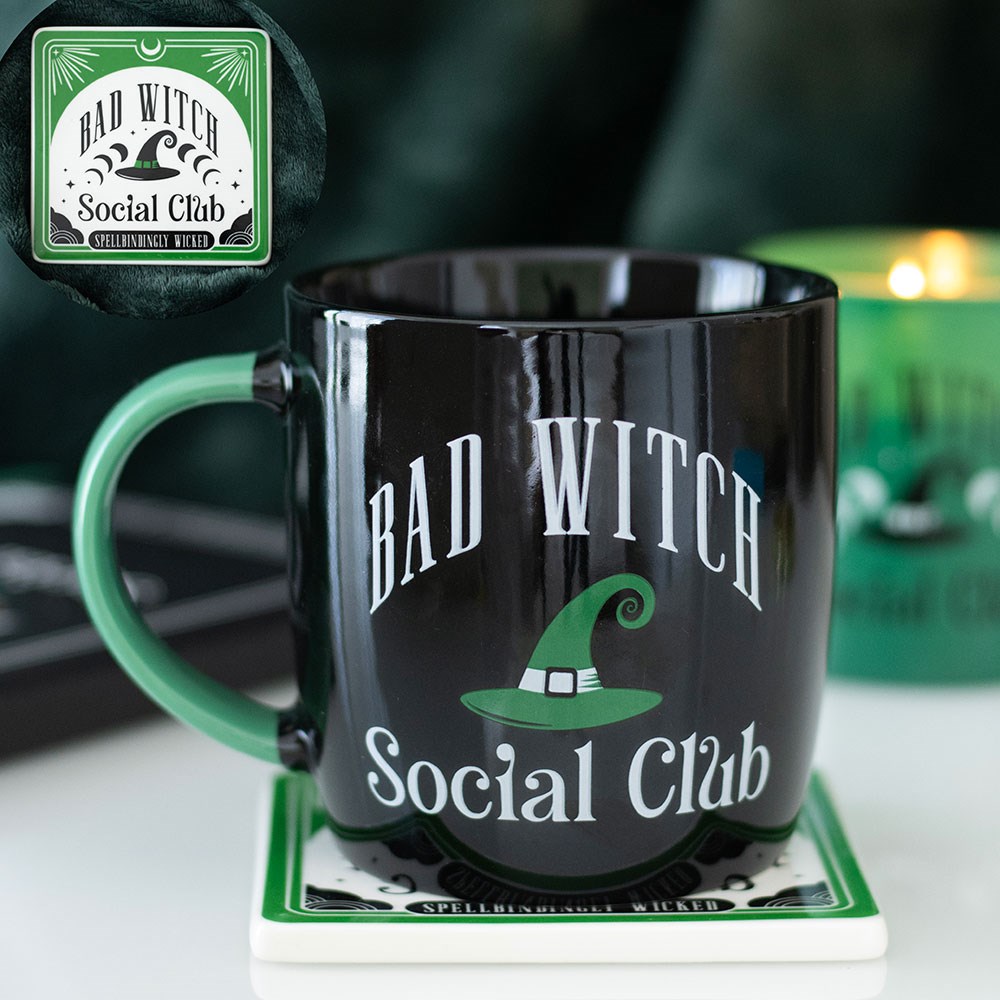 Bad Witch Social Club Mug & Coaster