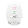Good Witch Bad Witch Stemless Glass
