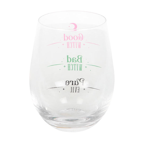 Good Witch Bad Witch Stemless Glass