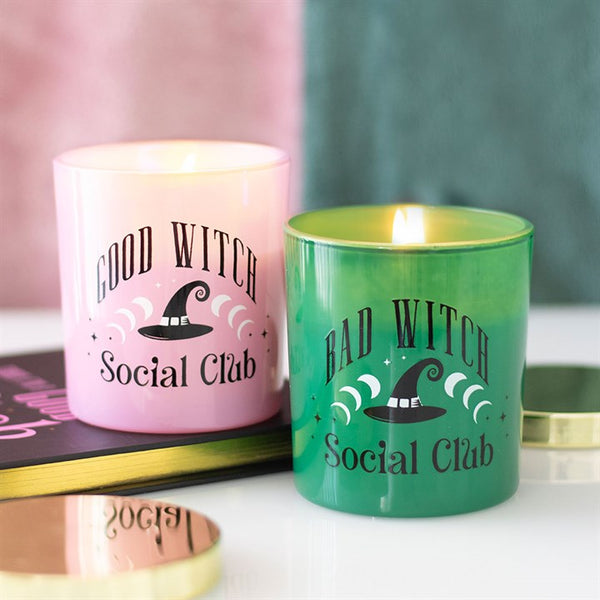 Set Of 2 Good Witch And Bad Witch Scented Candles