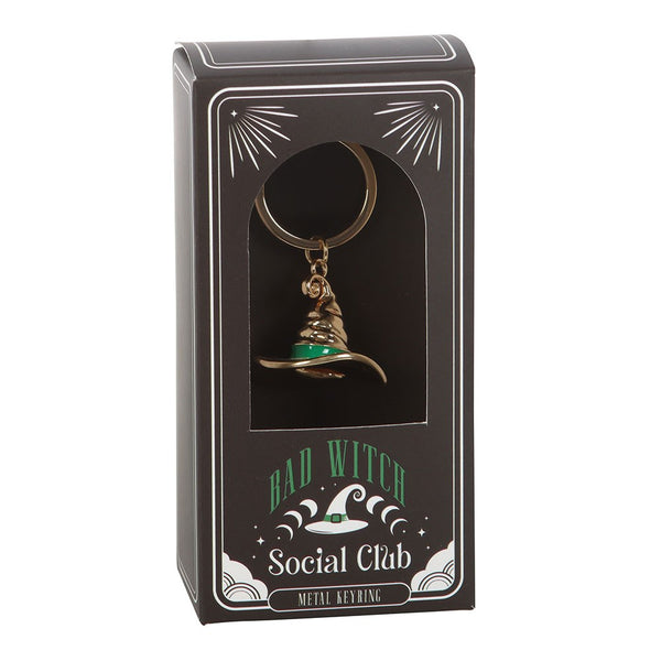 Bad Witch Alloy Witch hat Keyring