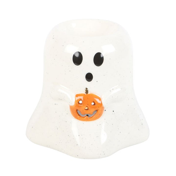 Ghost Oil Burner with Pumpkin