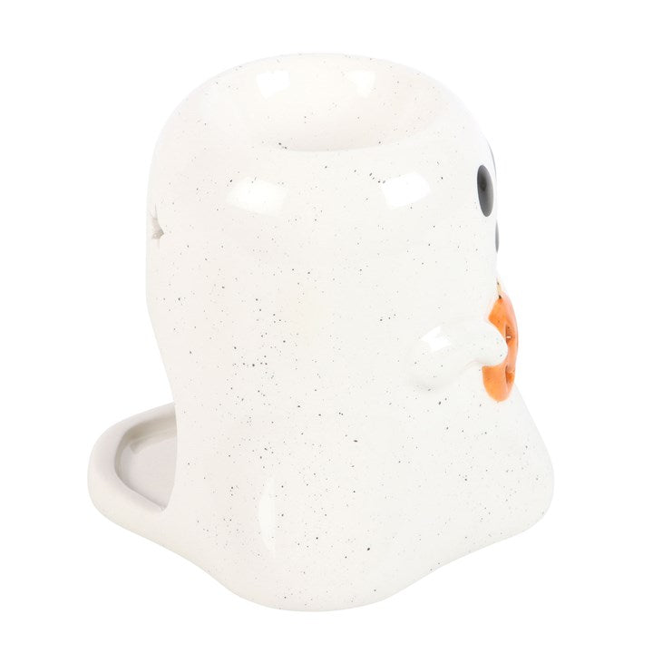 Ghost Oil Burner with Pumpkin