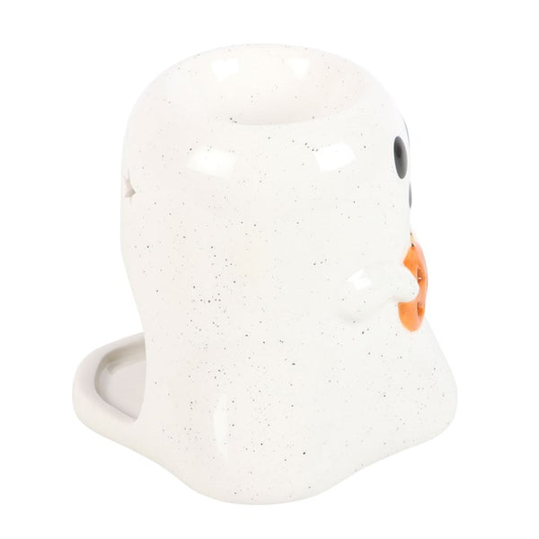 Ghost Oil Burner with Pumpkin