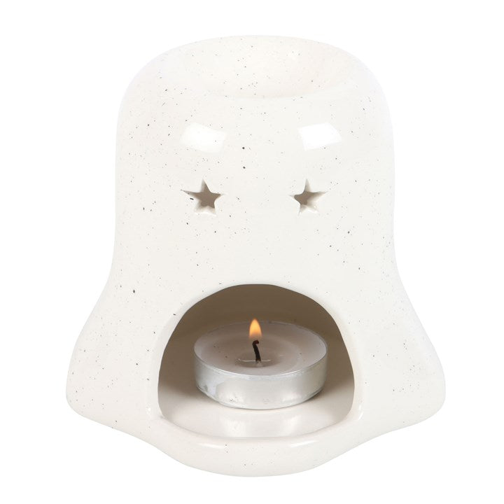 Ghost Oil Burner with Pumpkin