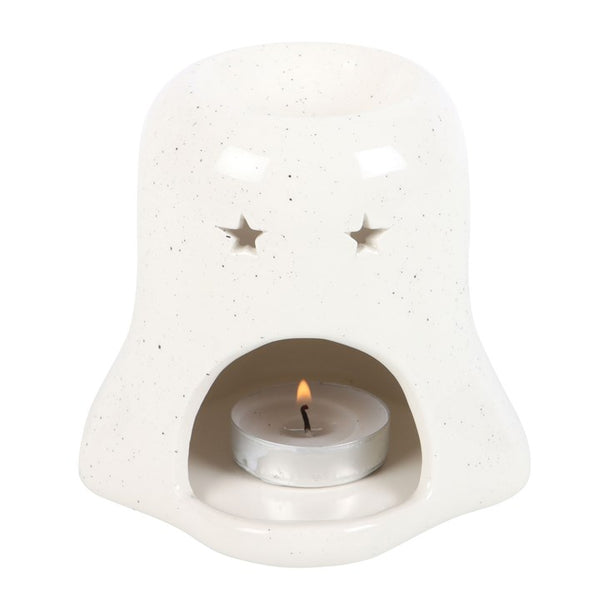 Ghost Oil Burner with Pumpkin